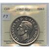 Image 1 : 1947 Silver Dollar - Pointed 7