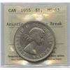 Image 1 : 1955 Silver Dollar - Arnprior with Die Break