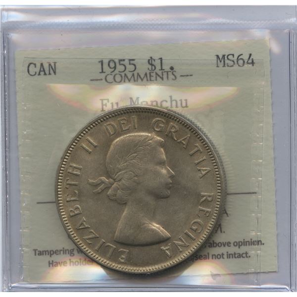 1955 Silver Dollar Fu Manchu Geoffrey Bell Auctions 1955-silver-dollar-fu-manchu-geoffrey-bell-auctions