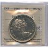 Image 1 : 1967 Silver Dollar - Double Struck
