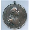 Image 1 : George III (1760-1820) silver "Indian Peace" Medal ND 76mm. 100.9g.