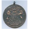 Image 2 : George III Large Silver Peace or "Indian Chief" Medal 1814, 76 mm with suspension loop. Approx. 121g