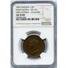 Image 1 : Province of Nova Scotia HalfPenny Token, 1823