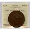 Image 1 : Province of Nova Scotia One Penny Token, 1843