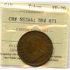 Image 1 : Province of Nova Scotia Halfpenny Token, 1832