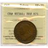 Image 2 : Province of Nova Scotia Halfpenny Token, 1832