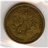 Image 2 : Province of Nova Scotia Halfpenny Brass Token, 1856