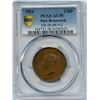 Image 1 : New Brunswick Half Penny Token, 1854