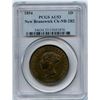 Image 1 : New Brunswick One Penny Token, 1854
