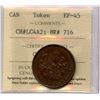 Image 1 : Lower Canada Banque du Peuple UN Sou Token