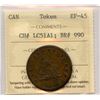 Image 1 : Lower Canada Halfpenny Token, 1814 - Richard Hurd