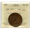 Image 1 : 1854 Bank of Upper Canada, Halfpenny Token