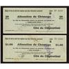 Image 3 : Chicoutimi Municipal Depression Scrip - Lot of 6