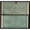 Image 1 : Banque Scolaire, College Currency - Lot of 2