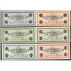 Image 1 : Complete Set of University of Alberta Scrip, 1981-82