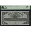 Image 1 : Island of Newfoundland Treasury £1 Note, 1850 Remainder