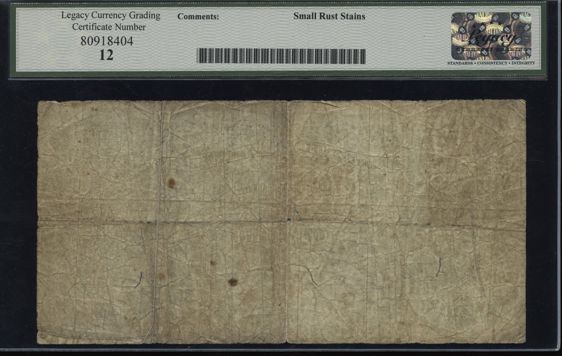 Newfoundland Government Cash Note $40 Cents, 1907 - Rare