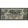 Image 1 : Bank of Clifton $5, 1859
