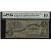 Image 1 : Commercial Branch Bank of Canada $3, 1861