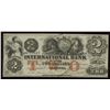Image 1 : International Bank of Canada $2, 1858