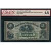 Image 1 : Bank of Prince Edward Island $2, 1877 with Overprint