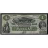Image 1 : Westmorland Bank $1, 1861 - Remainder