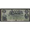 Image 1 : Westmorland Bank $5, 1861 - Remainder