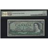 Image 2 : Bank of Canada $1, 1954 - Offset Signatures