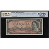 Image 1 : Bank of Canada $2, 1954 - Million Numbered Note