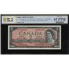Image 1 : Bank of Canada $2, 1954 - Million Numbered Note
