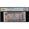 Image 1 : Bank of Canada $10, 1971 - Ladder Serial Number