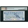 Image 2 : Bank of Canada $5, 1986 - Million Serial Number