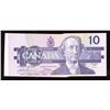 Image 1 : Bank of Canada $10, 1989 - Folding & Cutting Error