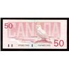 Image 1 : Bank of Canada $50, 1988 - Missing Partial Prefix Serial Number