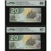 Image 2 : Bank of Canada $20, 2004 - 3 Consecutive Serial Number Errors