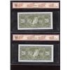 Image 2 : Bank of Canada $20, 1937 - Lot of 2 Consecutives