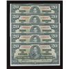 Image 1 : Bank of Canada $20, 1937 - Lot of 5 Consecutives