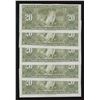 Image 2 : Bank of Canada $20, 1937 - Lot of 5 Consecutives