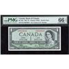 Image 1 : Bank of Canada $1, 1954 - Devil's Face