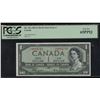 Image 1 : Bank of Canada $1, 1954 - Devil's Face