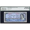 Image 1 : Bank of Canada $5, 1954 - Devil's Face Superb Gem
