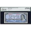 Image 1 : Bank of Canada $5, 1954 - Devil's Face Superb Gem