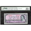 Image 1 : Bank of Canada $10, 1954 - Devil's Face