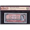 Image 1 : Bank of Canada $2, 1954 - Replacement