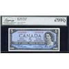 Image 1 : Bank of Canada $5, 1954 - Superb Gem Changeover Prefix