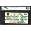 Image 1 : Bank of Canada $20, 1991 - Transitional Prefix