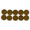 Image 1 : USA 1 Cent Wheat Lot of 10