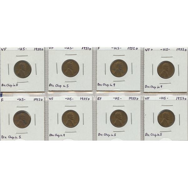 USA - 1 Cent - Die Chip Lot