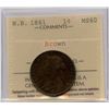 Image 1 : 1861 New Brunswick One Cent
