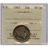 Image 1 : 1862 New Brunswick Twenty Cents